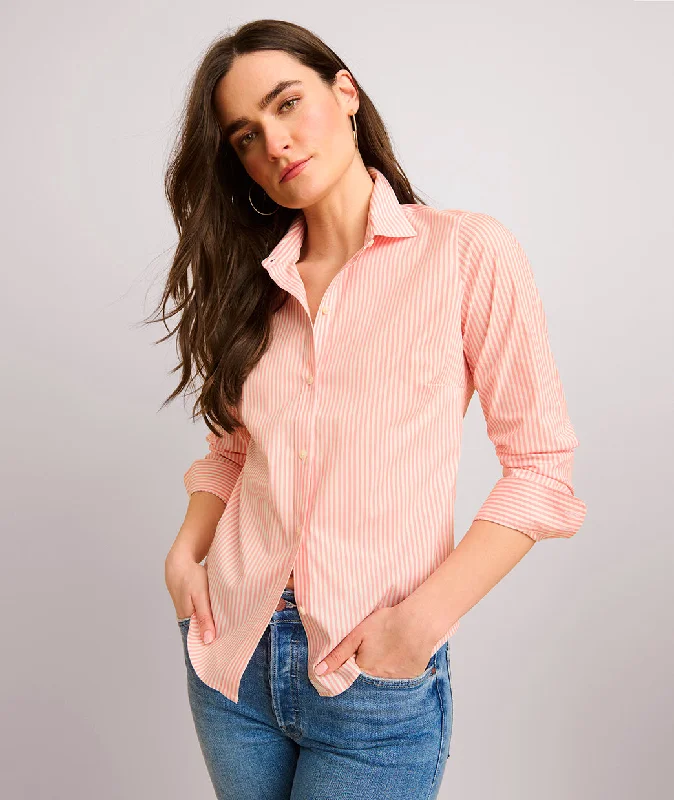 Wrinkle-Free Stretch Cotton Bella Shirt