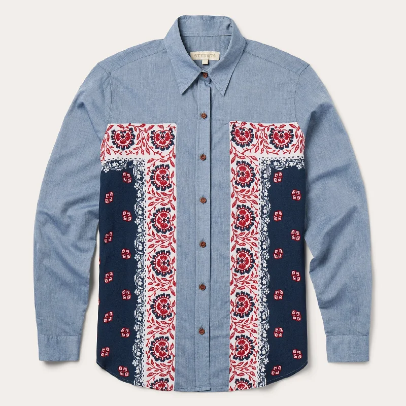 Chambray Bandana Shirt