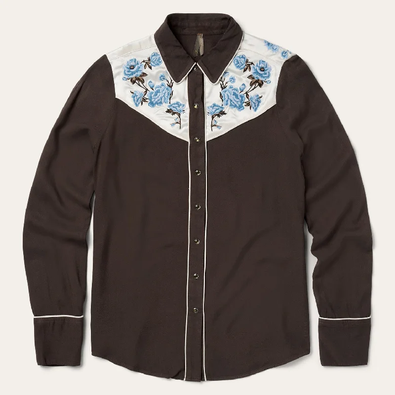 Embroidered Western Shirt