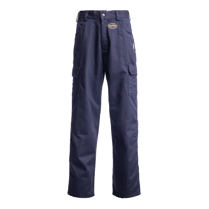 FR-Tech® 88/12 - Arc Rated 7 oz Safety Navy Cargo Work Pants - FR-7762NVY