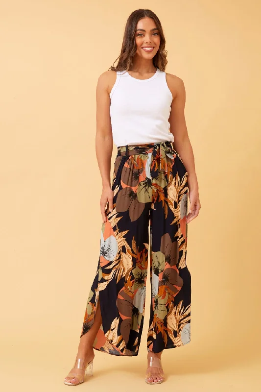 SISKA TROPICAL PRINT PANTS