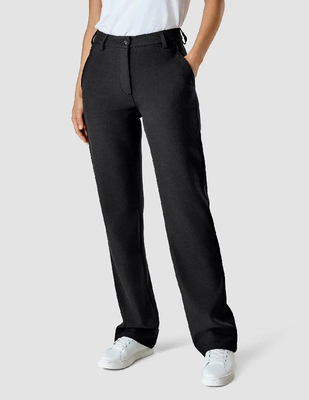 No. 1 Pants Straight Black