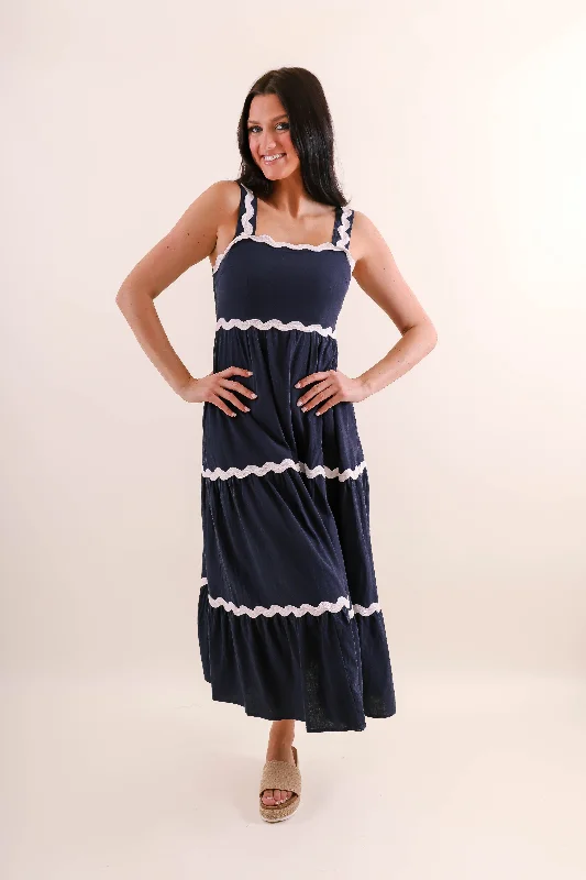 Best Thing About Me Maxi Dress-Navy