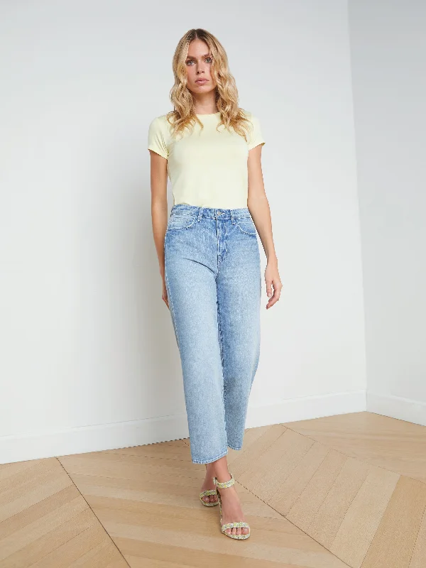 June Cropped Stovepipe Jean