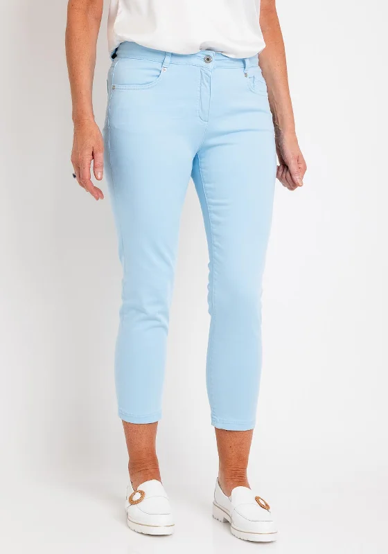 Robell Elena 09 Slim Leg Jeans, Sky Blue