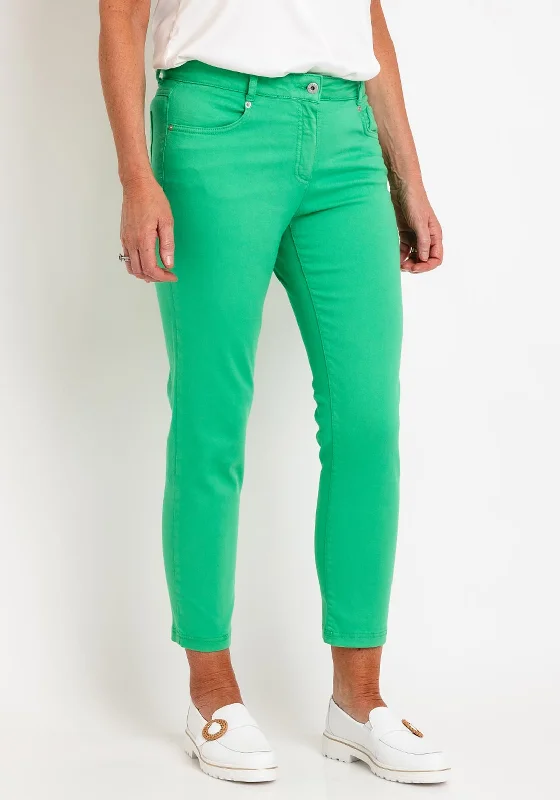 Robell Elena 09 Slim Leg Jeans, Green