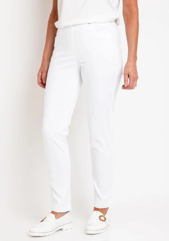 Robell Bella Slim Stretch Denim Jeggings, White