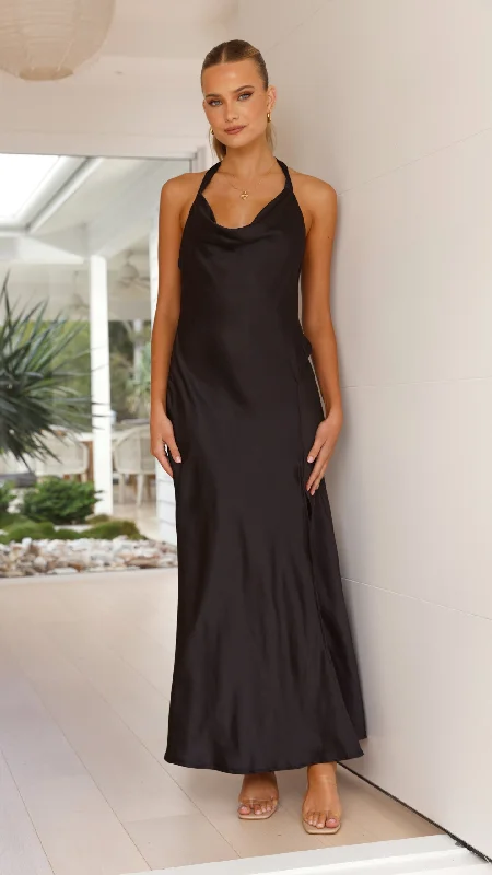 Sian Maxi Dress - Black