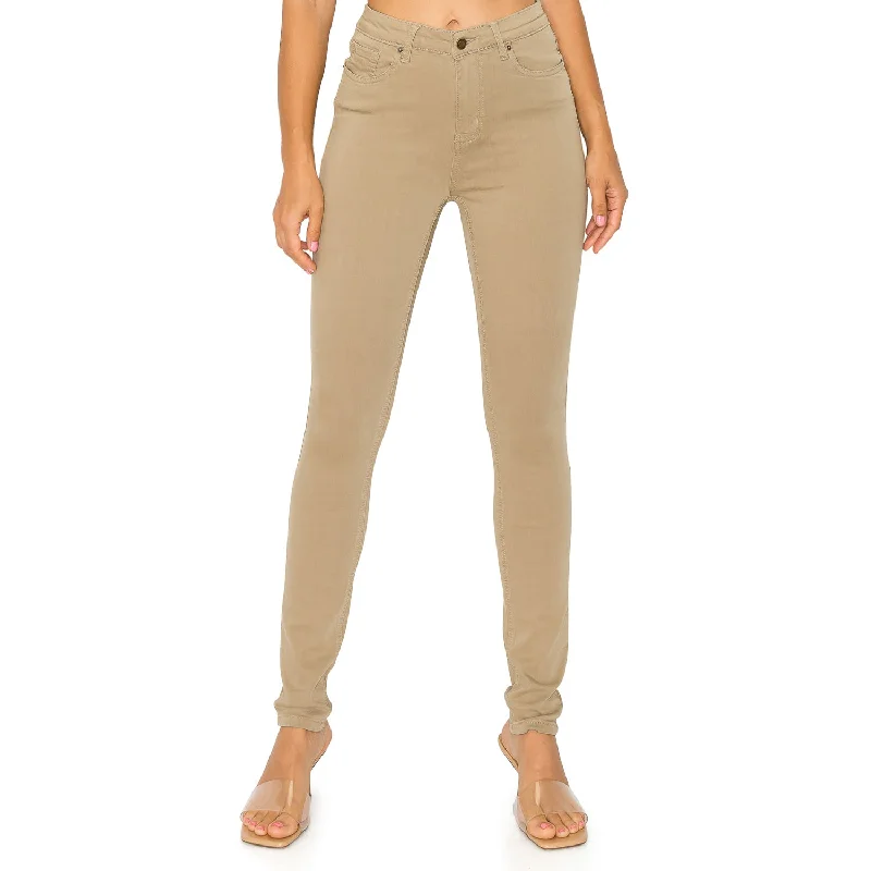 Soft Stretchy High Rise The Everyday Skinny Jeans - Khaki