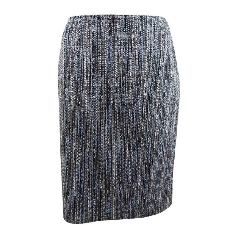 Anne Klein Women's Tweed Pencil Skirt