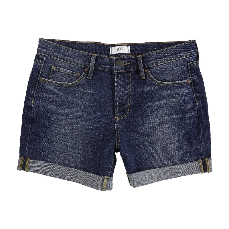 Articles of Society Womens Julia Casual Denim Shorts, Blue, 30