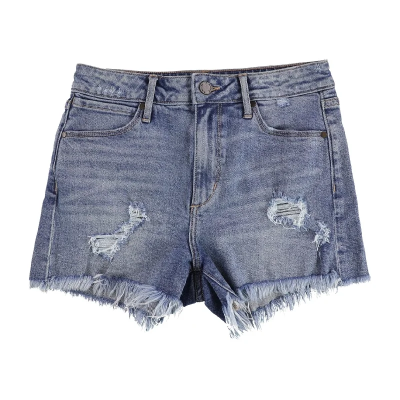 Articles of Society Womens Meredith Casual Denim Shorts, Blue, 26