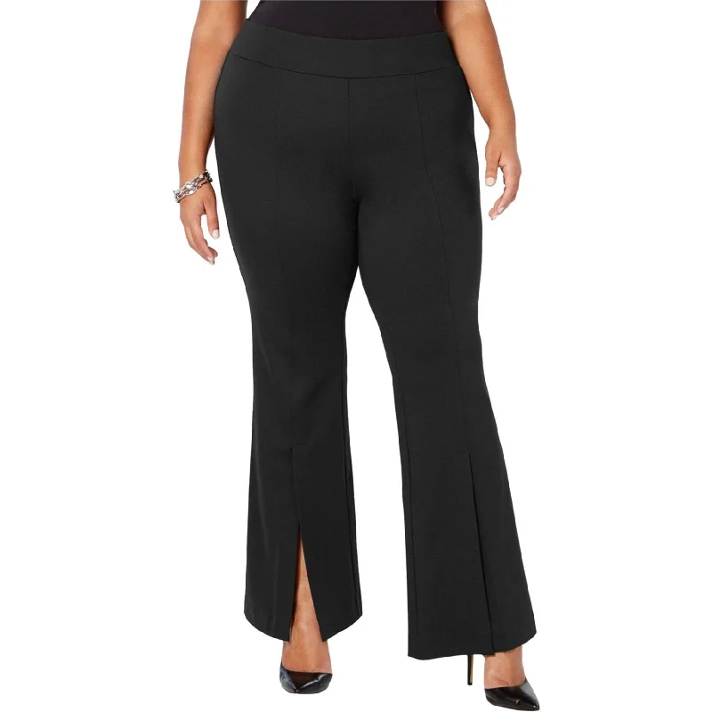 I-N-C Womens Slit Front Casual Trouser Pants