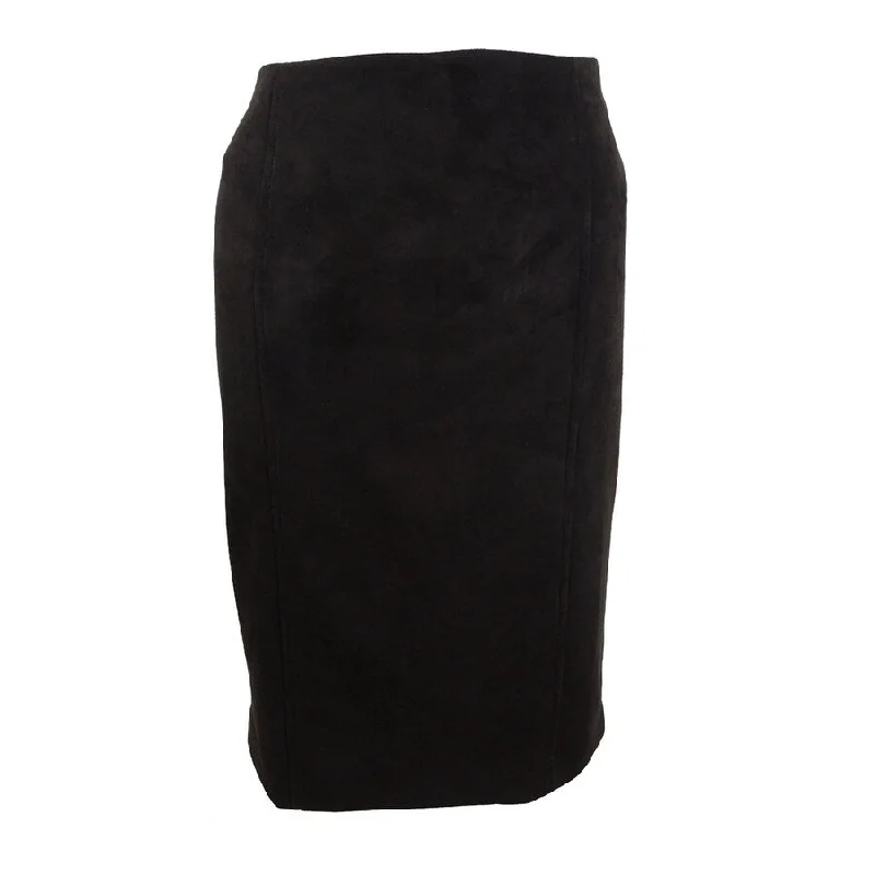 Kasper Women's Faux-Suede Pencil Skirt