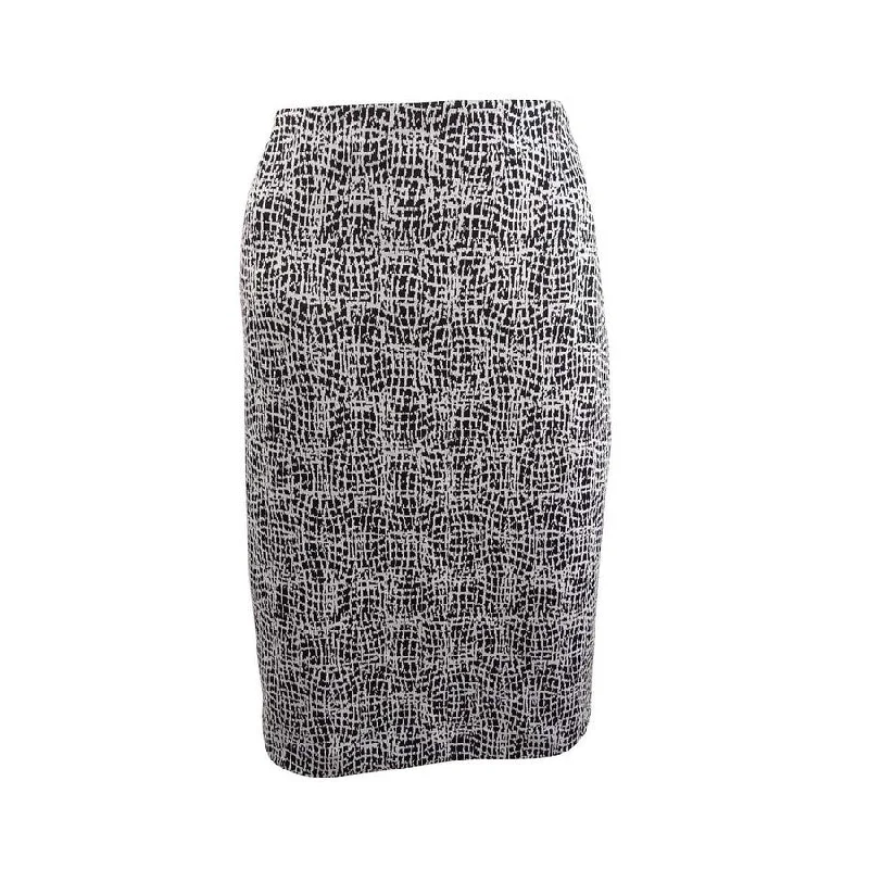 Kasper Women's Jacquard Pencil Skirt