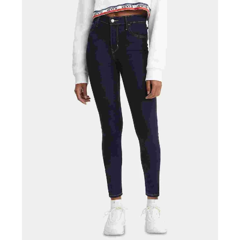 Levi's Women's 720 High Rise Super Skinny Jeans In Short Length Blue Size 27