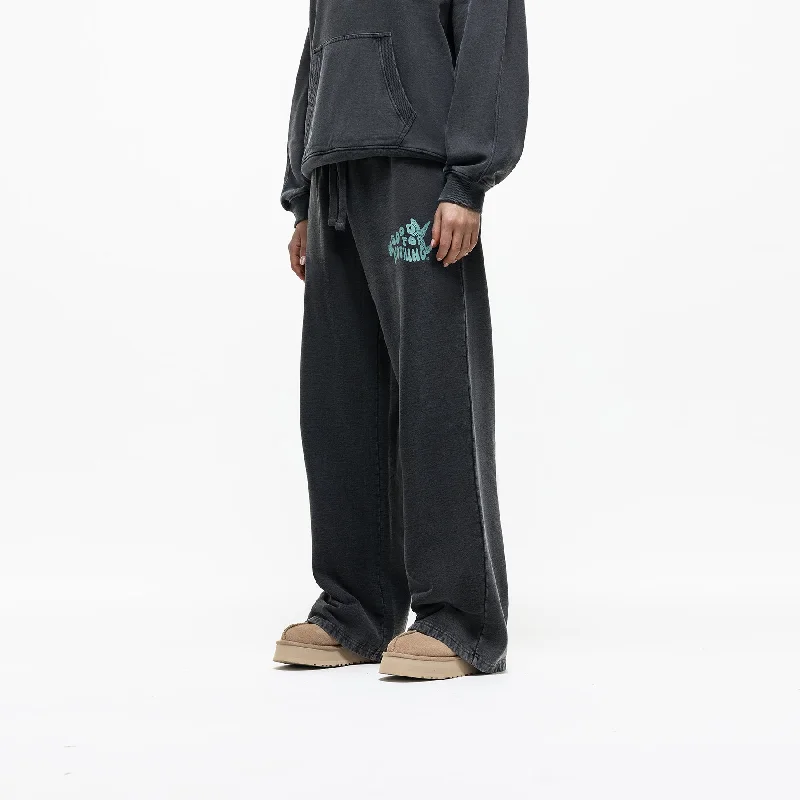 Stamp Washed Black Sweatpant (Final Sale)