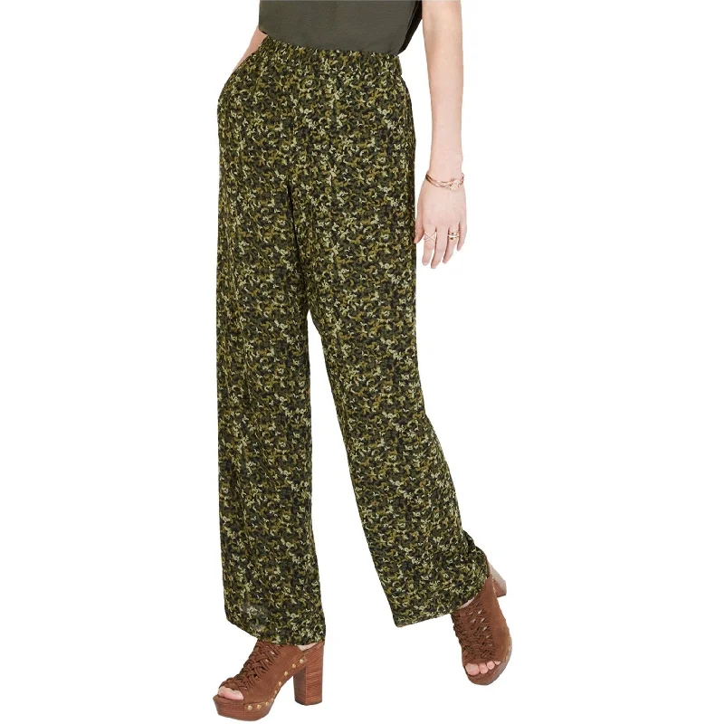 Michael Kors Womens Camo Butterflies Casual Trouser Pants, Green, XX-Small