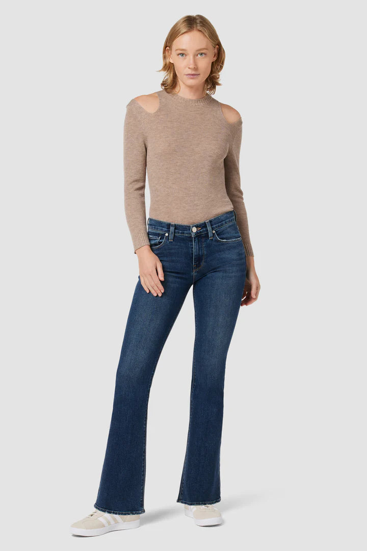 Nico Mid-Rise Bootcut Barefoot Jean - Message