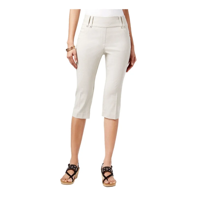 Style & Co. Womens Skimmer Capri Casual Trouser Pants, Beige, XX-Large