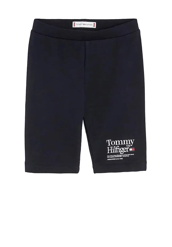 Tommy Hilfiger Girl Timeless Tommy Cycling Shorts, Navy