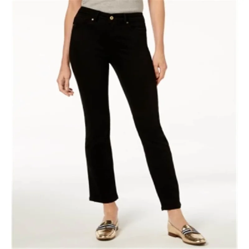 Tommy Hilfiger Women's Straight Leg Jeans Black Size 12