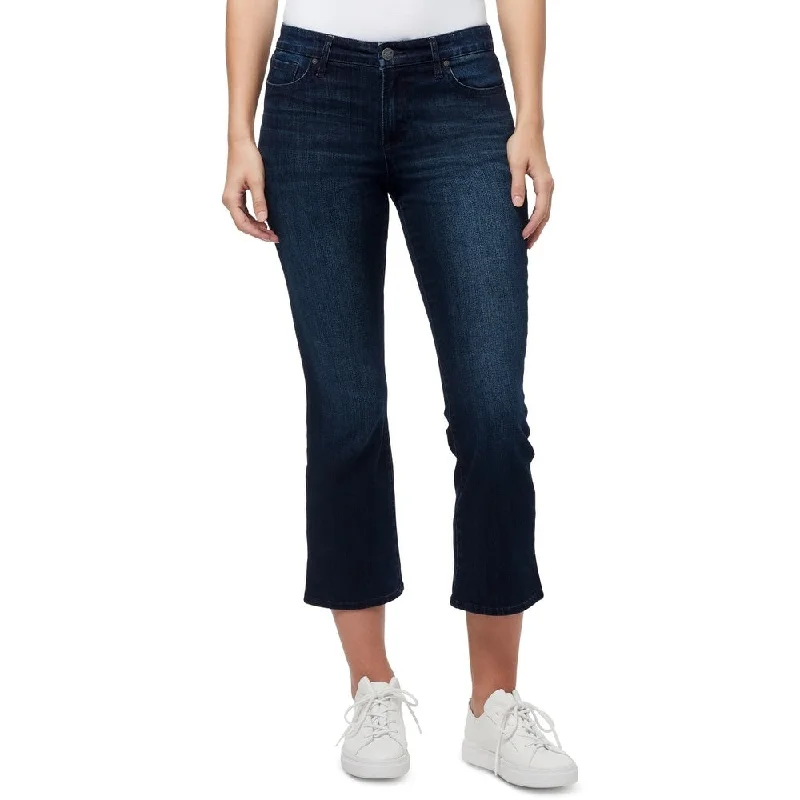 William Rast Women's Cropped Bootcut Jeans Blue