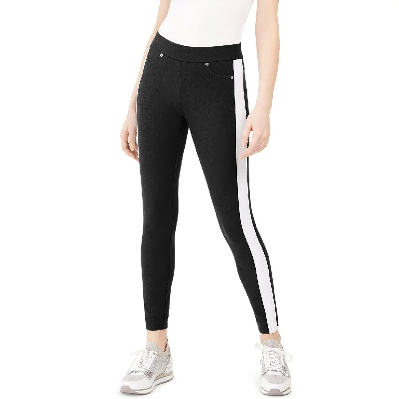 Michael Michael Kors Women's Side-Stripe Leggings Size Black Size Small