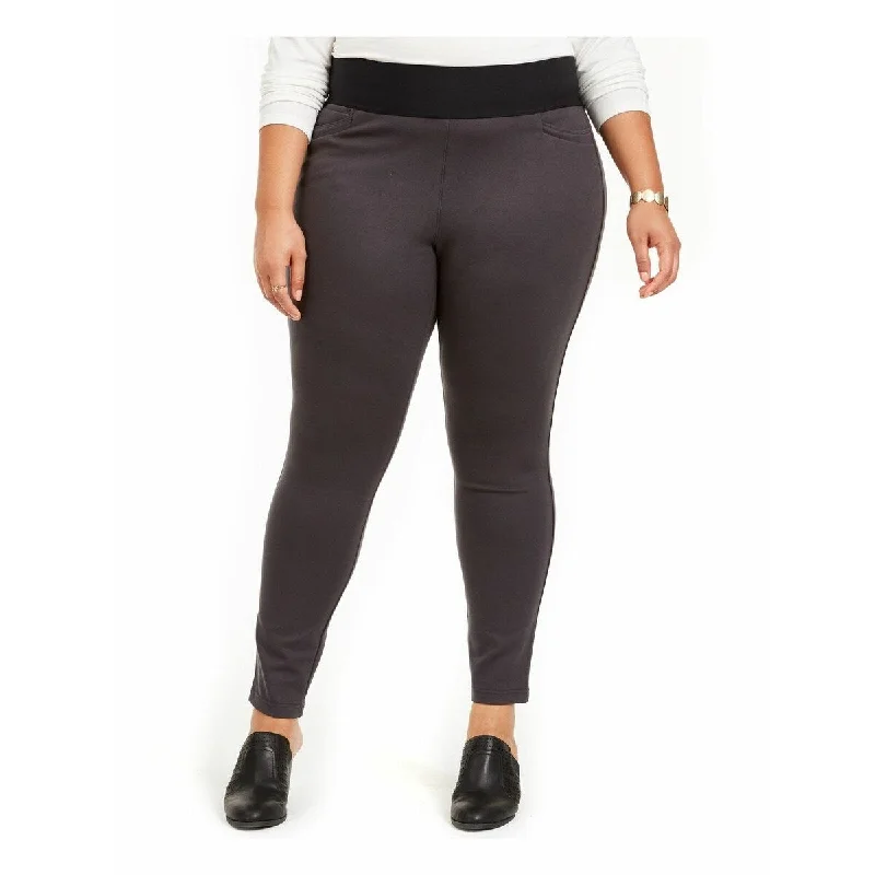 Style & Co Women's Plus Size Wide-Waistband Ponté-Knit Leggings Size 20