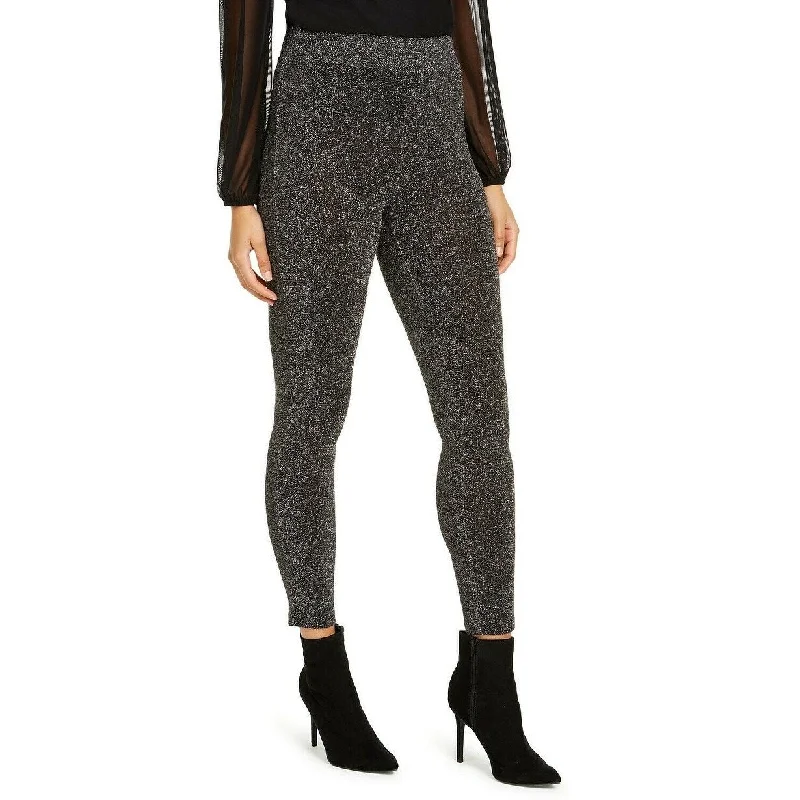 Thalia Sodi Women's Metallic Leggings Silver Size Extra Small - X-Small