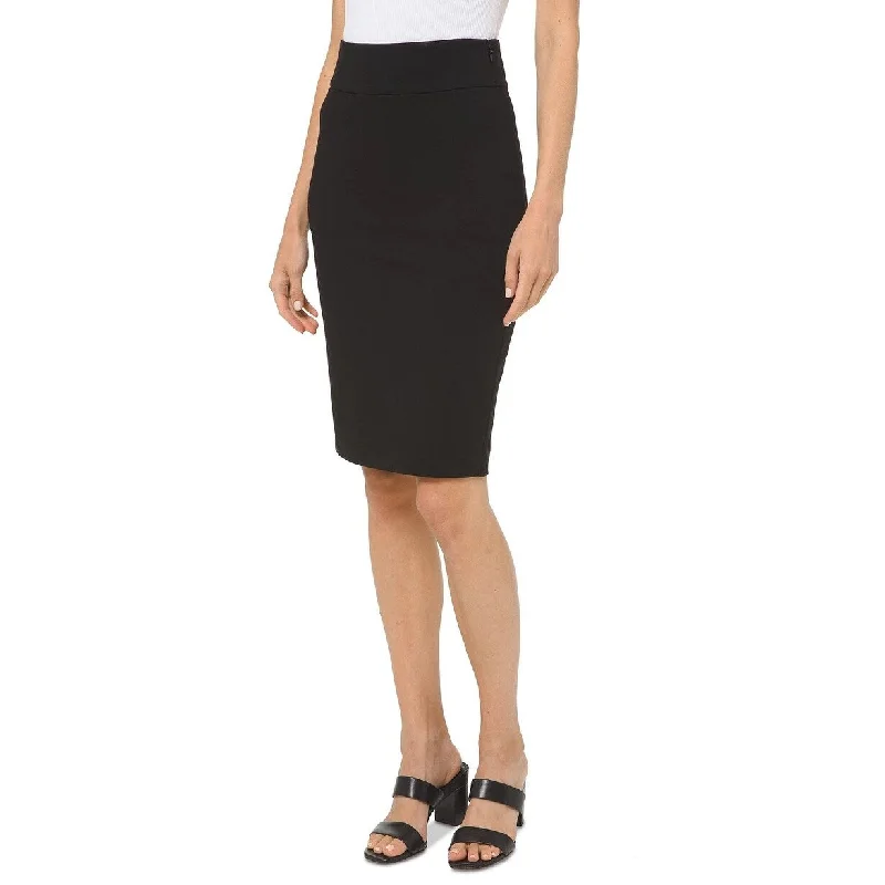 Michael Michael Kors Women's Ponte Knit Pencil Skirt Black Size XL - X-Large